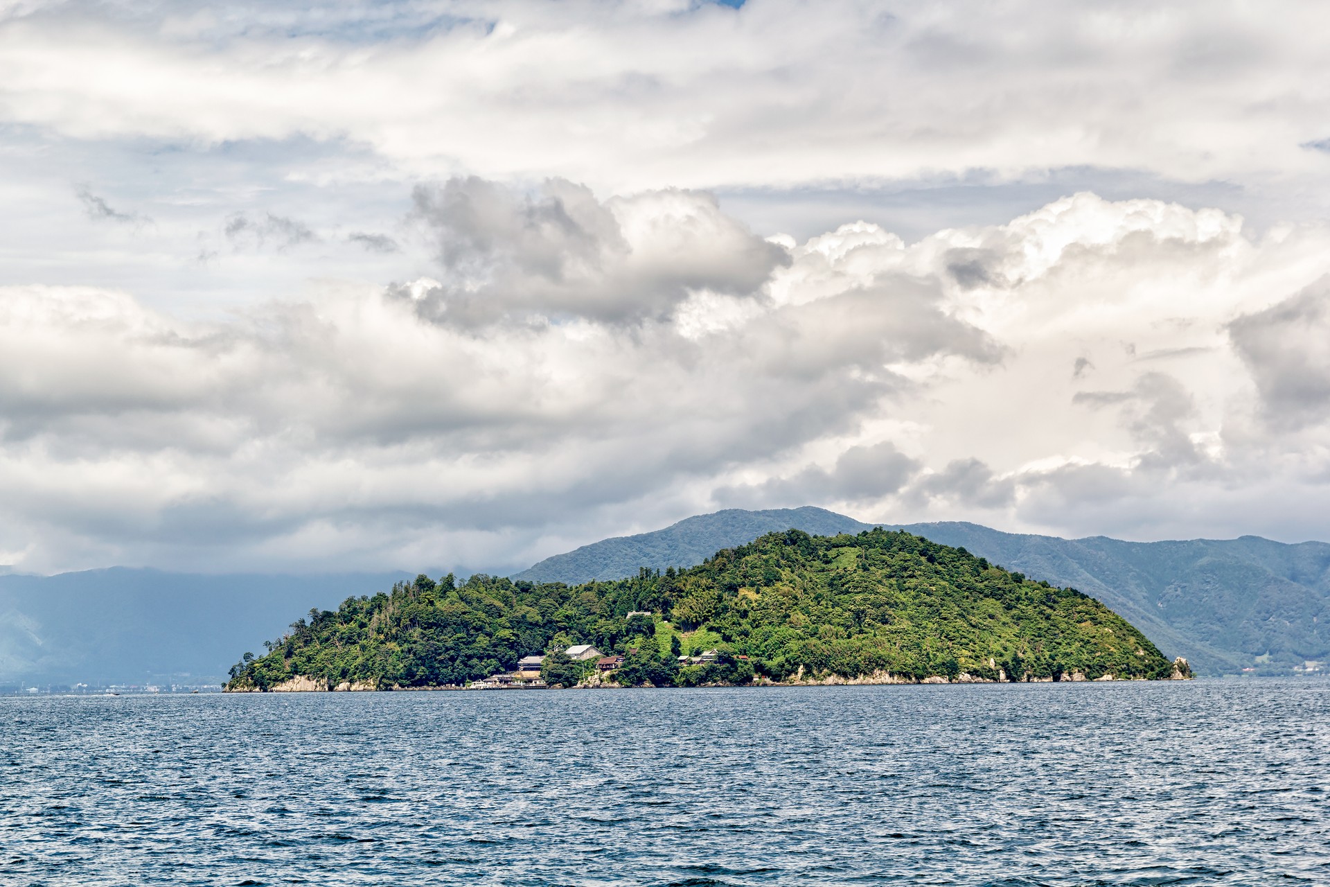 Chikubushima Island in Lake Biwa - Western Japan